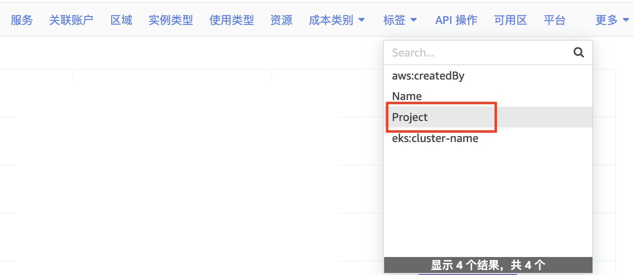 Cost Explorer分组条件